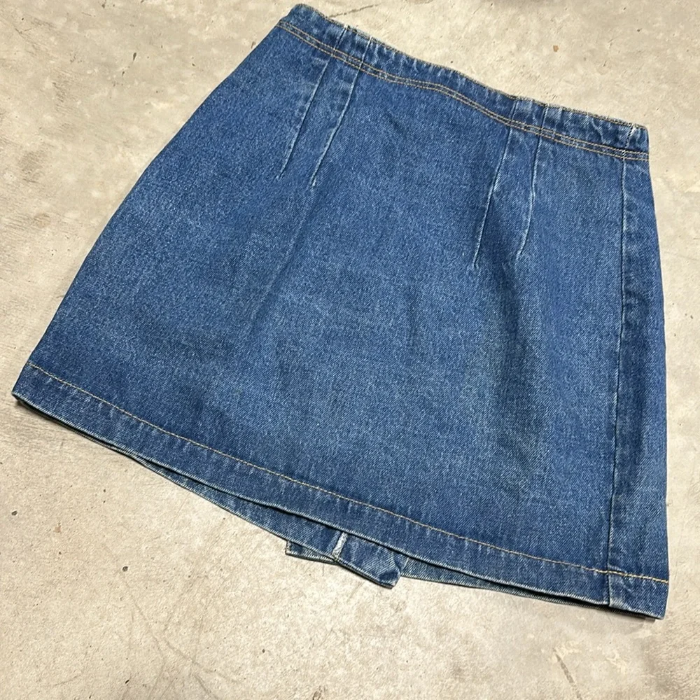 Carolina Blues ~ Blue Jean Denim Straight Pencil Skirt Maxi‎ Womens Size 11/12